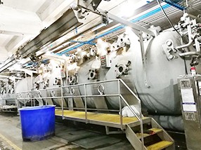 針織面料染色車(chē)間